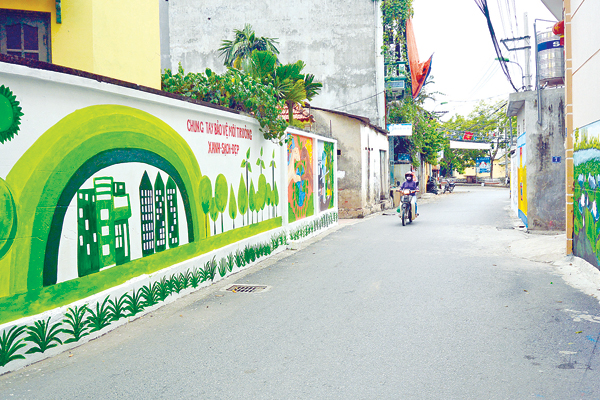 Vẽ tranh tường đẹp Lê Ngọc