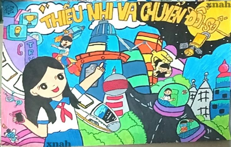 Lớp học vẽ cho bé ở Hà Nội